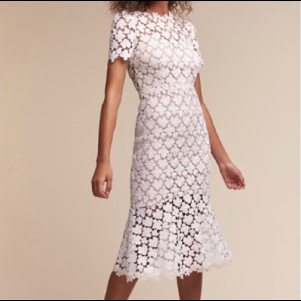 BHLDN Jill Stuart Bridal Midi Dress